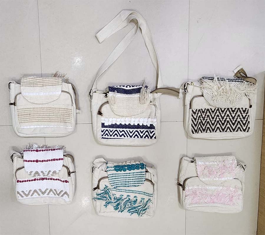 Hemp Cotton Mix Fabric Bags GC-BG-1148