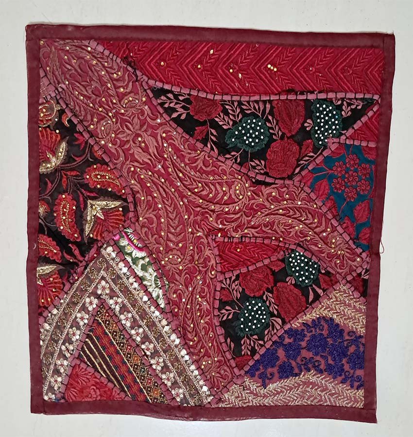 Patch Work Cotton Fabric Cushion Cover For Home Décor  GC-CC-121