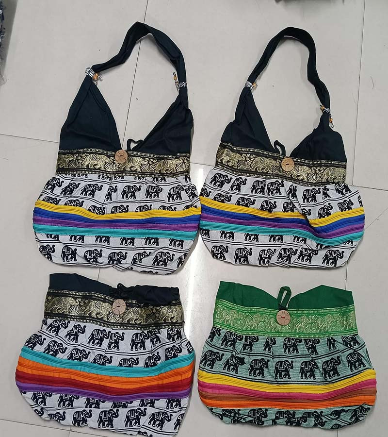 Ladies Fashion  Cotton Fabric Bags GC-BG-1026