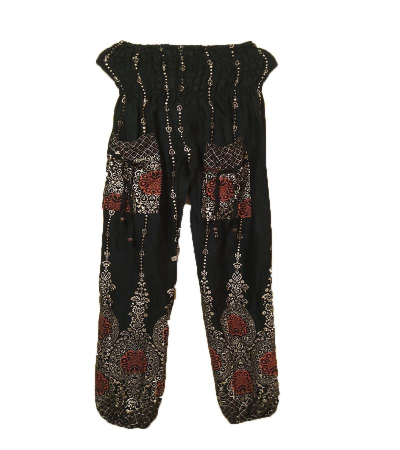 Rayon Gold Print Harem Pants GC-AP-898