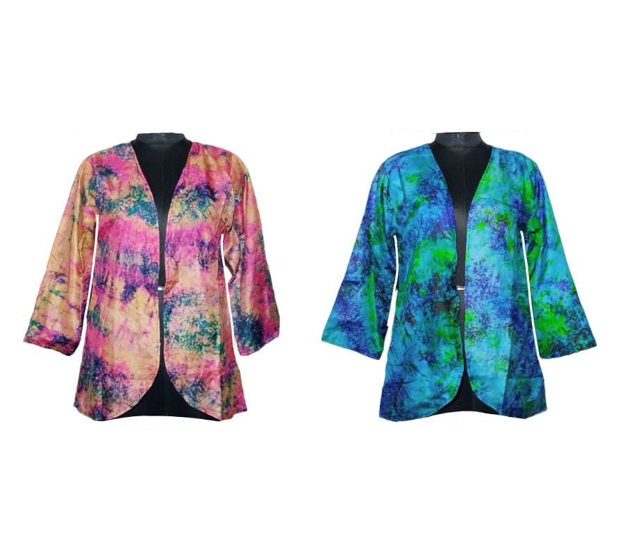 Silk Reversible Long Jackets GC-AP-1151