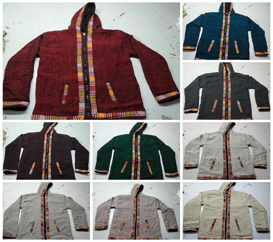 Woolen Hoodi Style Jackets For Man,s And Womens GC-AP-1692