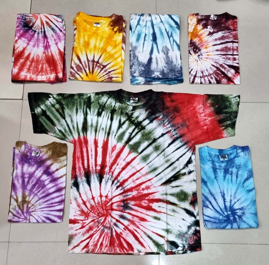 Tie-Dye Print T-shirt Man's Women's GC-AP-177