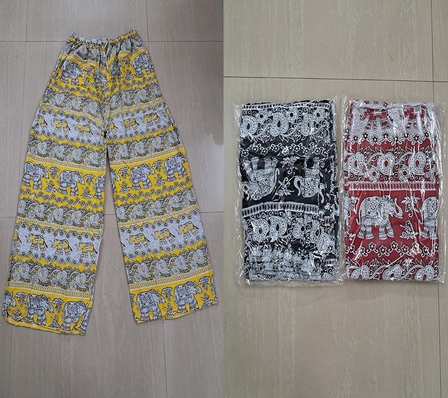 Elephant Print Rayon Fabric Trouser GC-ER-1546