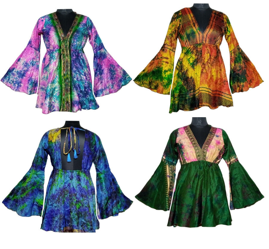 Silk Short Dress GC-AP-1150
