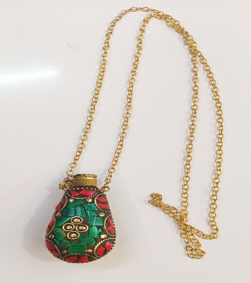 Mosaic Beads Work Pendent  Women's Fashion Jewelry Necklaces GC-NK-438