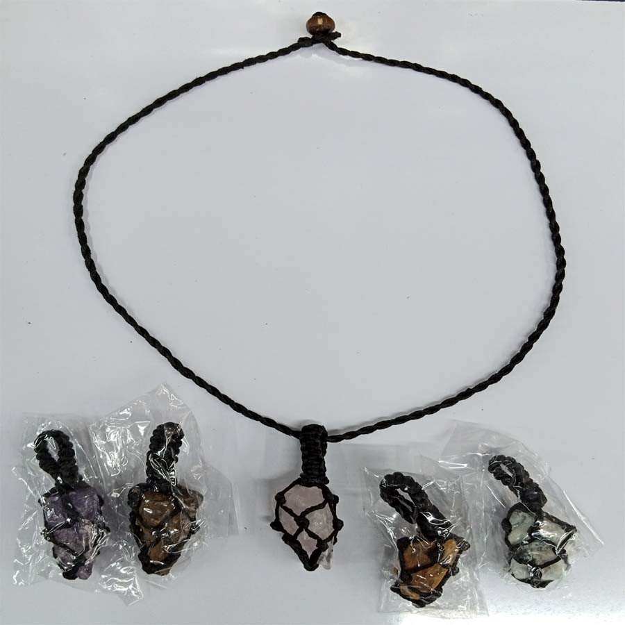 Stone Beads  Pendent  Necklaces GC-NK-186