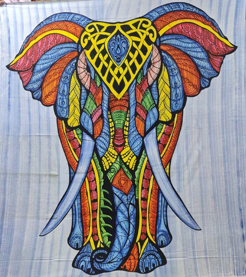 Home Decor Cotton Fabric Double Bedsheets GC-TPDB-208 Size (210cmX240cm)