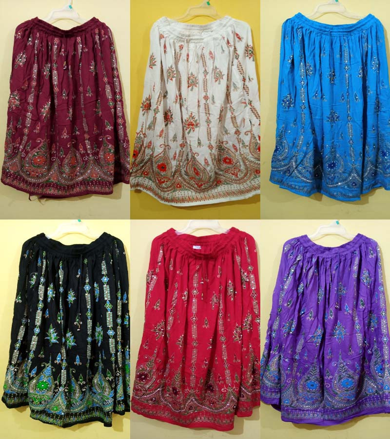 Beaded Work Bohemian Fashion Skirts GC-AP-332