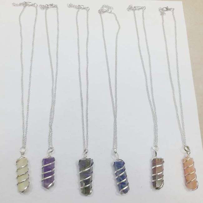 Mosaic Pendent Beads Necklaces GC-NK-234