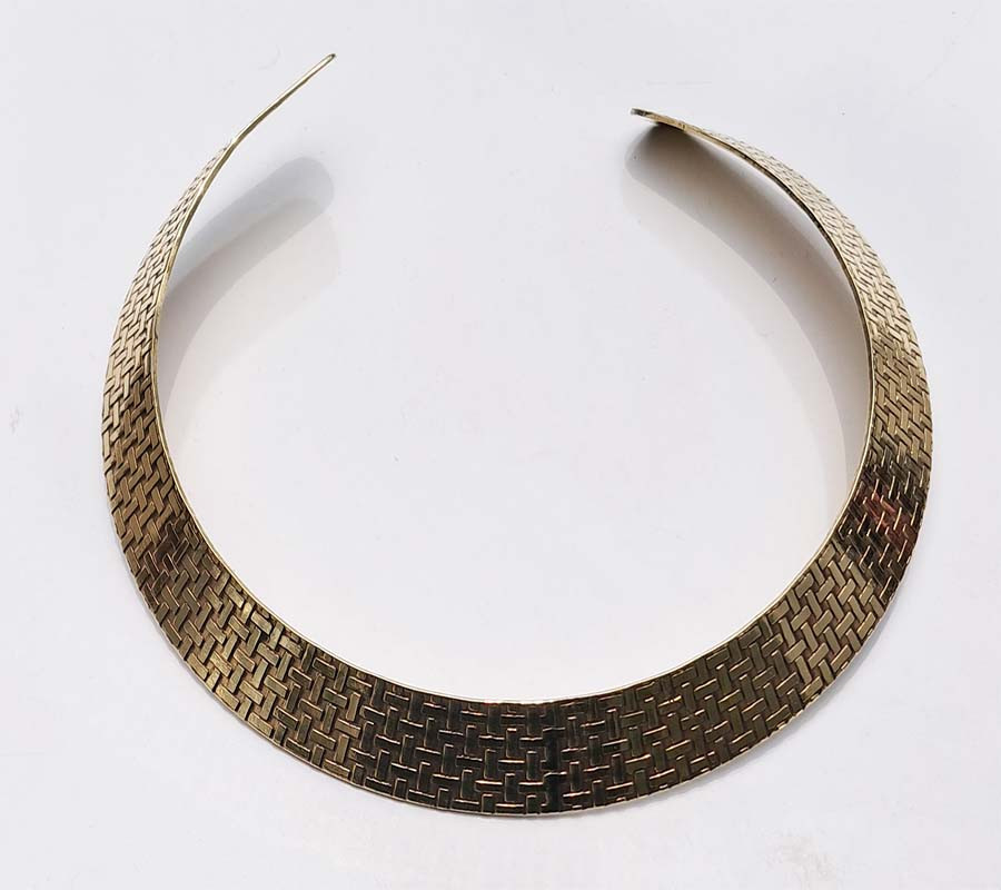 Metal Brass Choker Necklaces GC-NK-482