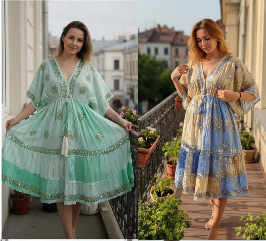 Viscose Short  Dress GC-AP-1628