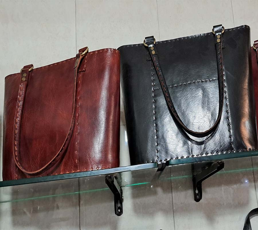 Ladies Fashion  Genuine Leather Shoulder -Hand Tote Bags GC-BG-936