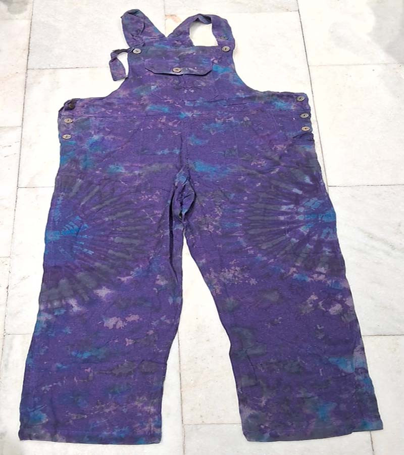 Tie-dye Cotton Fabric Jumpsuit  Man's And Women's Use GC-AP-1578
