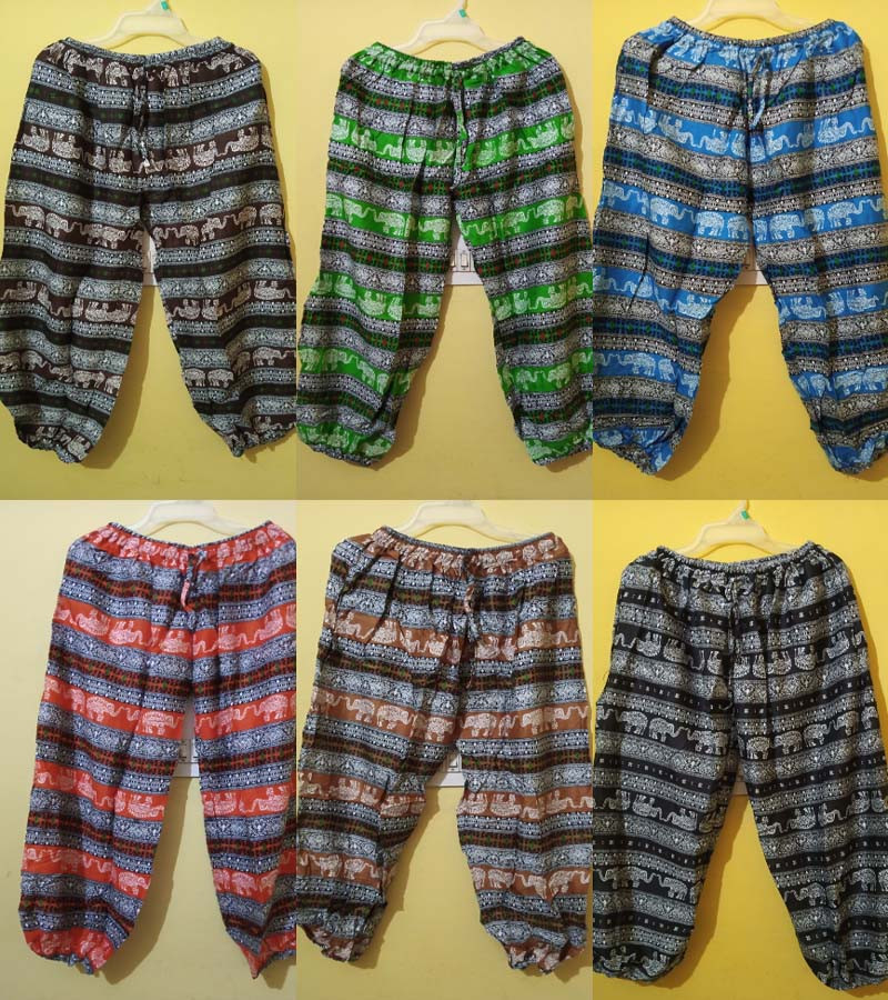 Rayon Elephant print Harem Pants GC-AP-331