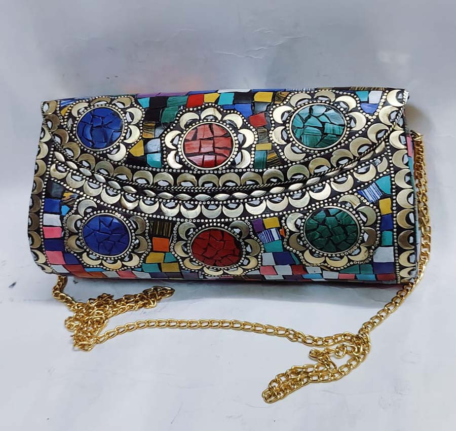 Boho Style Ladies Fashion Metal Purses GC-BG-1110