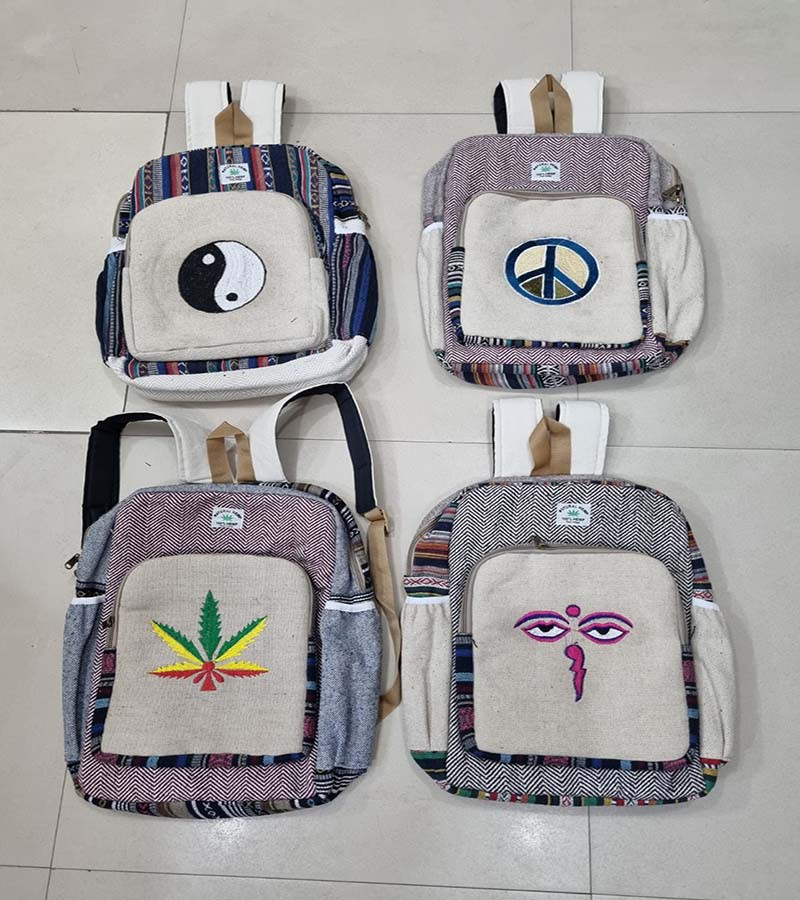 Hemp Back Pack Bags BG-688