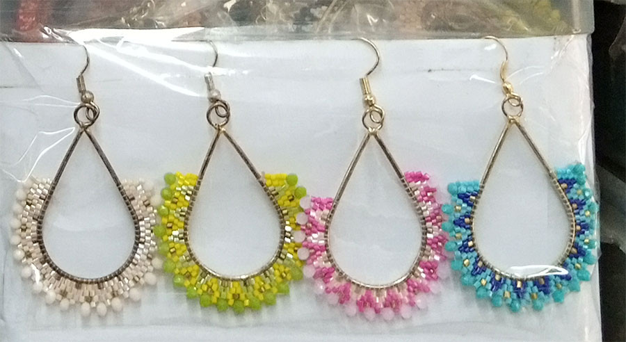 Seed  Beads   Earrings GC-ER-376