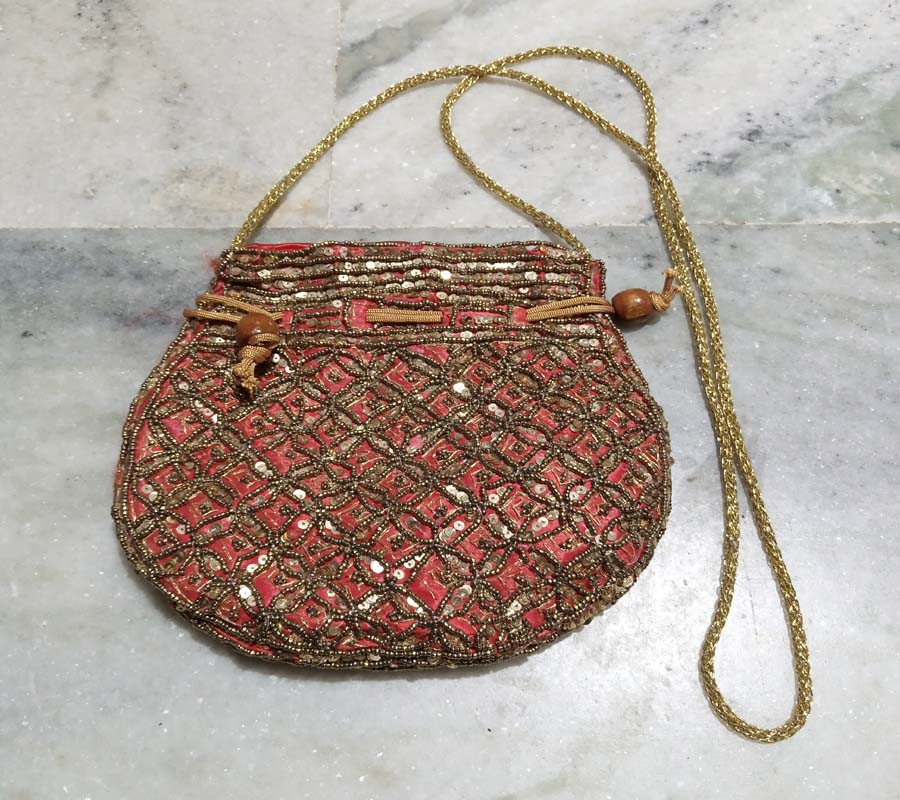 Beaded Work  Women Fashion Potli Bag GC-BG-598