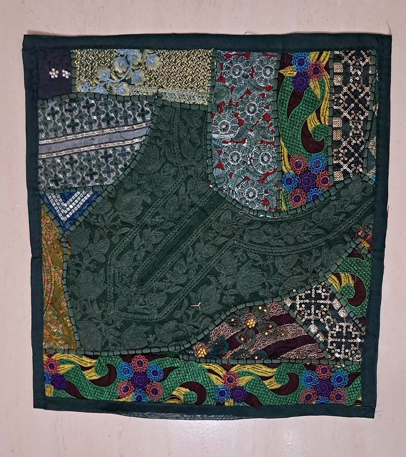 Patch Work Cotton Fabric Cushion Cover For Home Décor  GC-CC-122