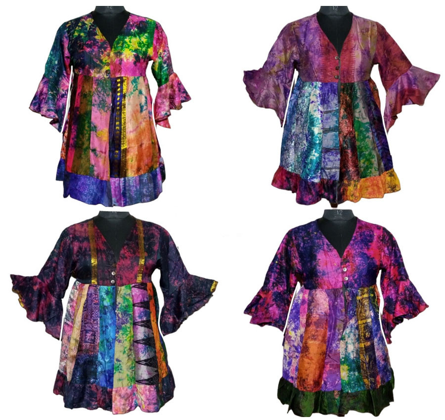 Silk Mini Dress GC-AP-1154