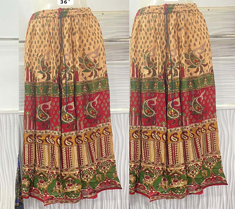 Rayon Print Skirts GC-AP-1367