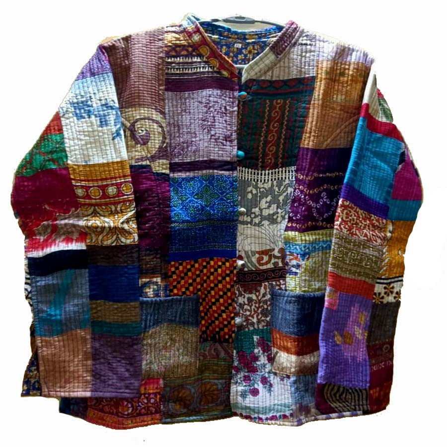 Ladies Fashion Kantha Fabric Jackets GC-AP-107