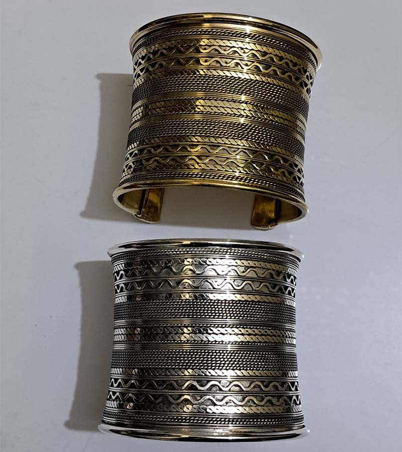 Bohemian Fashion Jewelry  Brass Cuff Bangles GC-BL-399