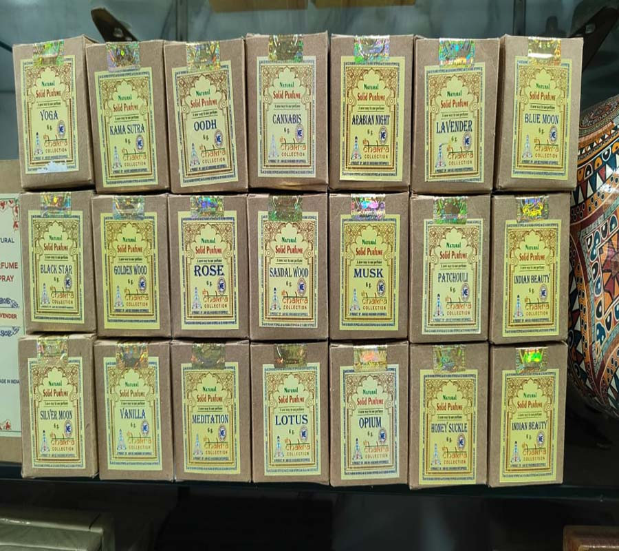 Chakra Natural Solid Perfume Oils Mix Fragrance GC-PF-109