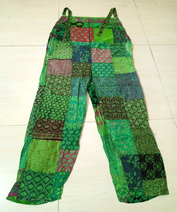Bohemian Fashion Cotton Patch Work Jumpsuit GC-AP-362