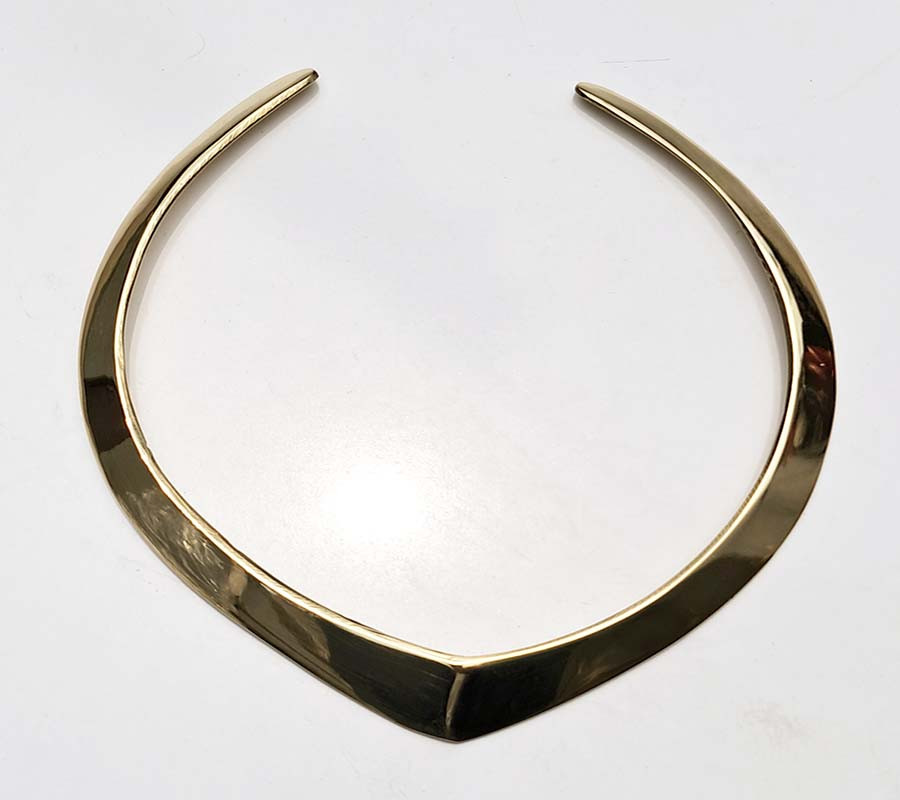 Metal Brass Choker Necklaces GC-NK-472