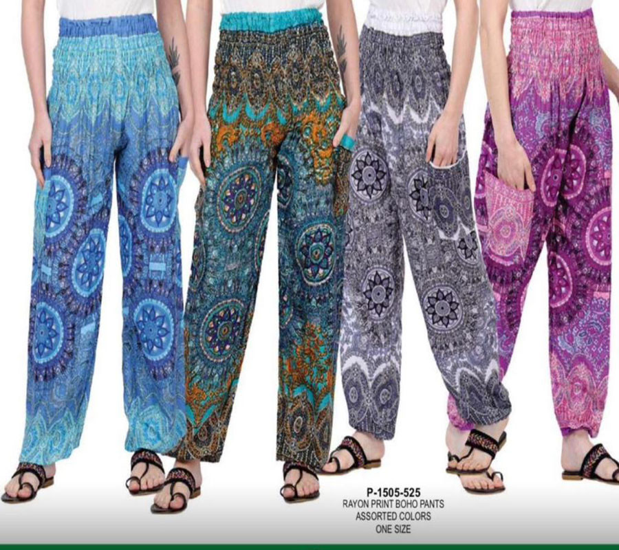 Rayon Fabric Women Fashion Harem Pants GC-AP-1200