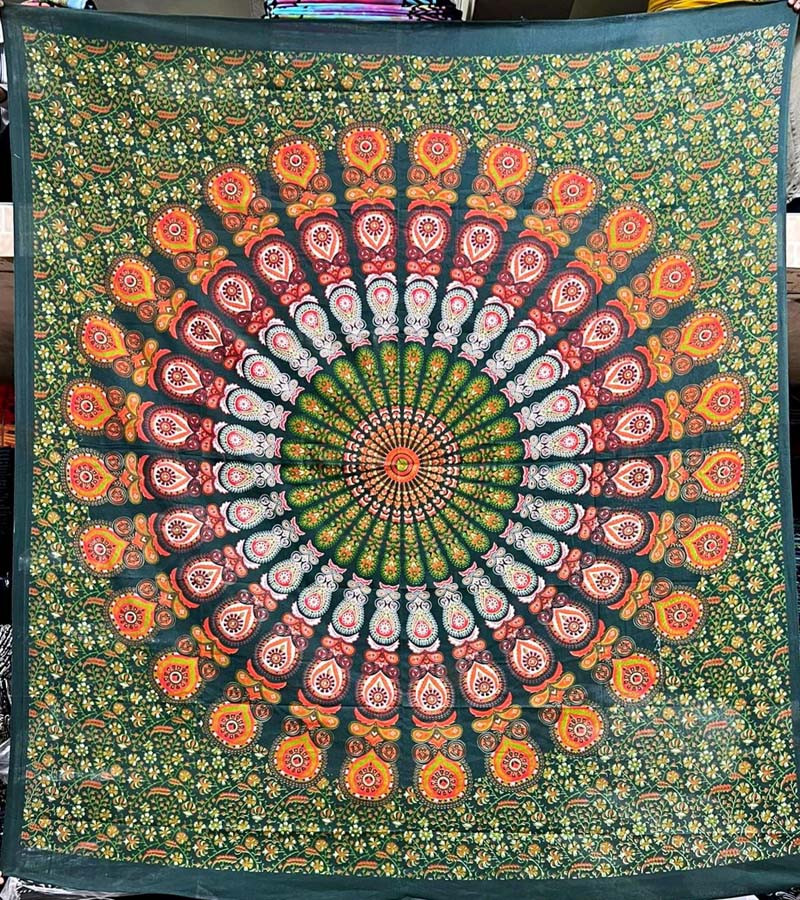 Home Decor Cotton Fabric Double Bedsheets GC-TPDB-105 Size (210cmX240cm)