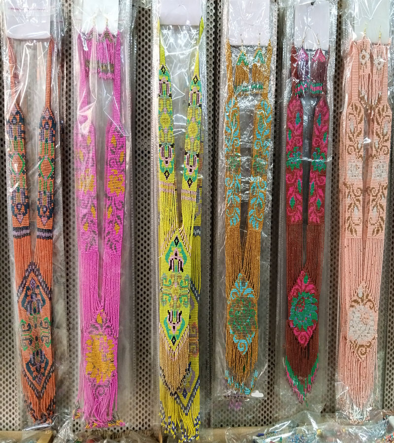 Seed Beads Women's Fashion Jewelry Necklaces -Earrings Sets GC-NK-441-2
