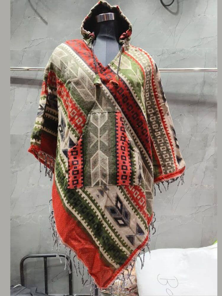 Man's and Women's Fashion Woolen Poncho