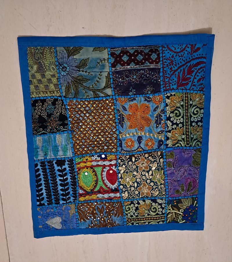 Patch Work Cotton Fabric Cushion Cover For Home Décor  GC-CC-123