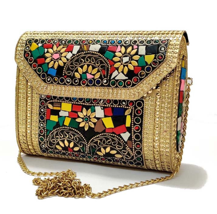 Bohemian Style Ladies Fashion Metal Purses GC-BG-325