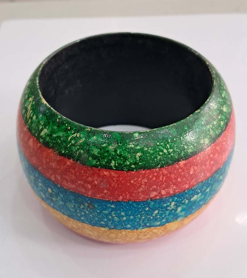 Wooden Printed  Bangles GC- BL-421