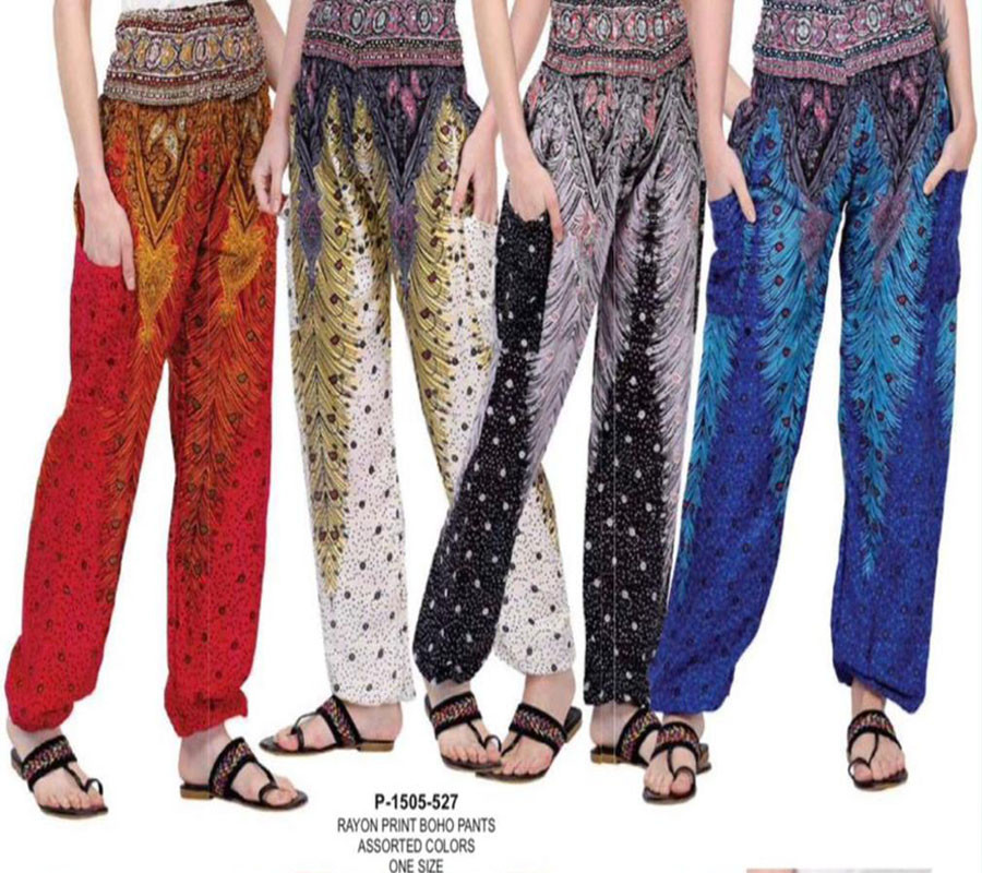 Rayon Fabric Women Fashion Harem Pants GC-AP-1201