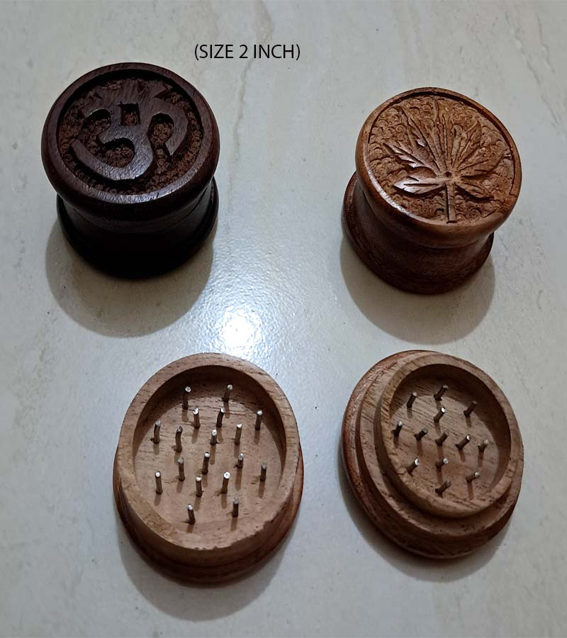 Wooden Grinder GC-HCI-124 Size (2 inch)