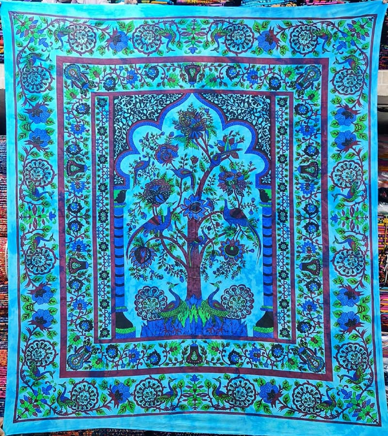 Home Decor Cotton Fabric Double Bedsheets GC-TPDB-126 Size (210cmX240cm)