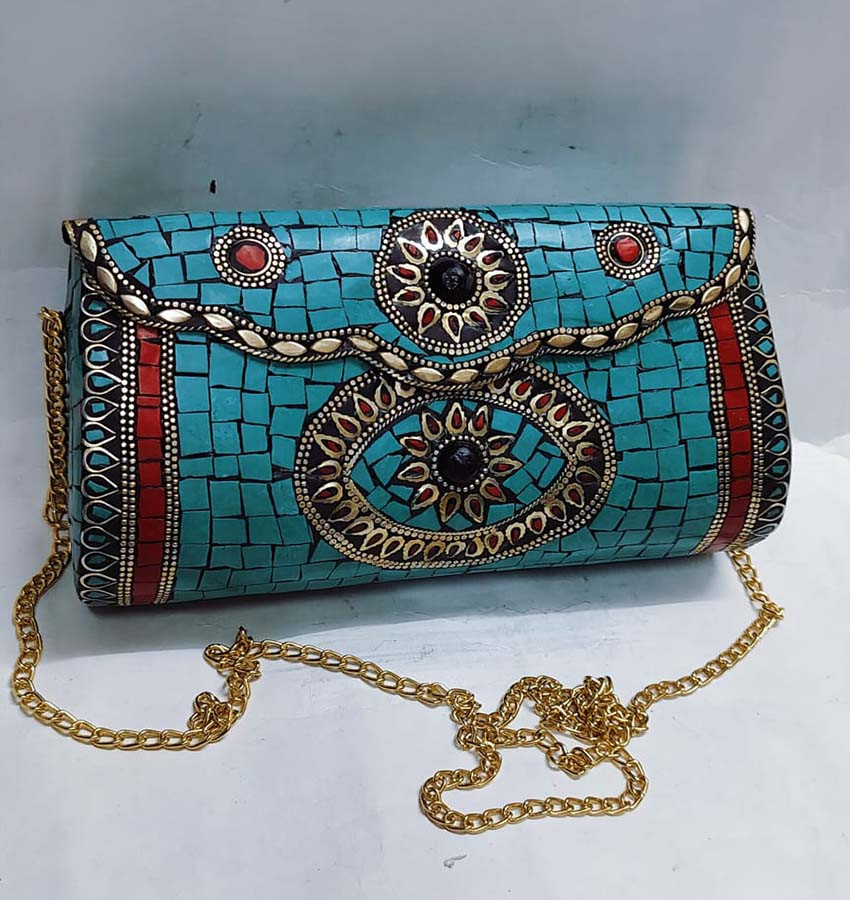 Boho Style Ladies Fashion Metal Purses GC-BG-1099
