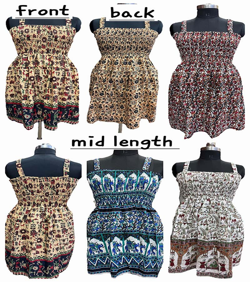 Rayon Fabric Medium Length Dress GC-AP-1601