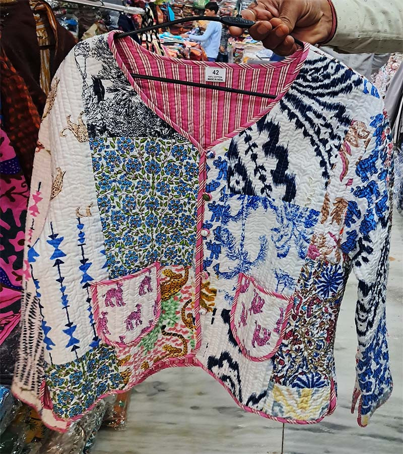 Cotton Handmade Kantha Work Jackets  GC-AP-1512