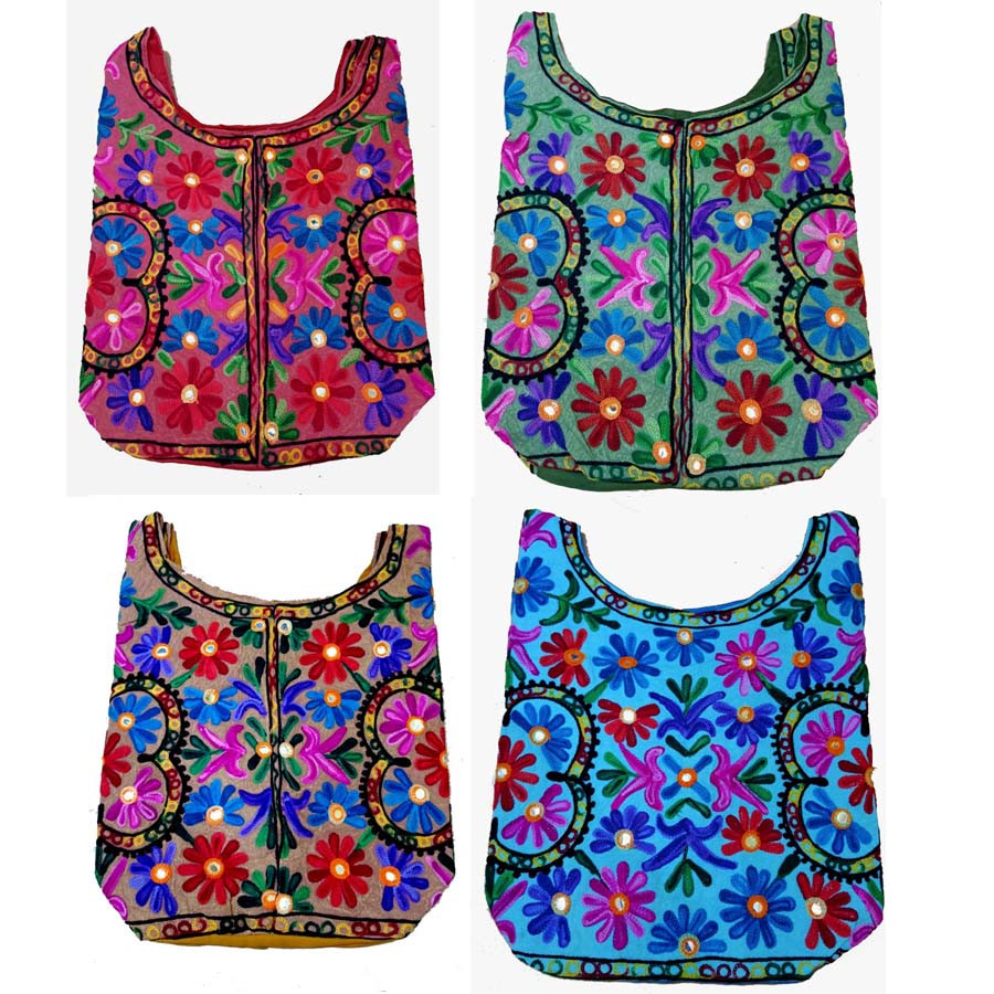 Embroidery Work Cotton Fabric Bags GC-BG-179