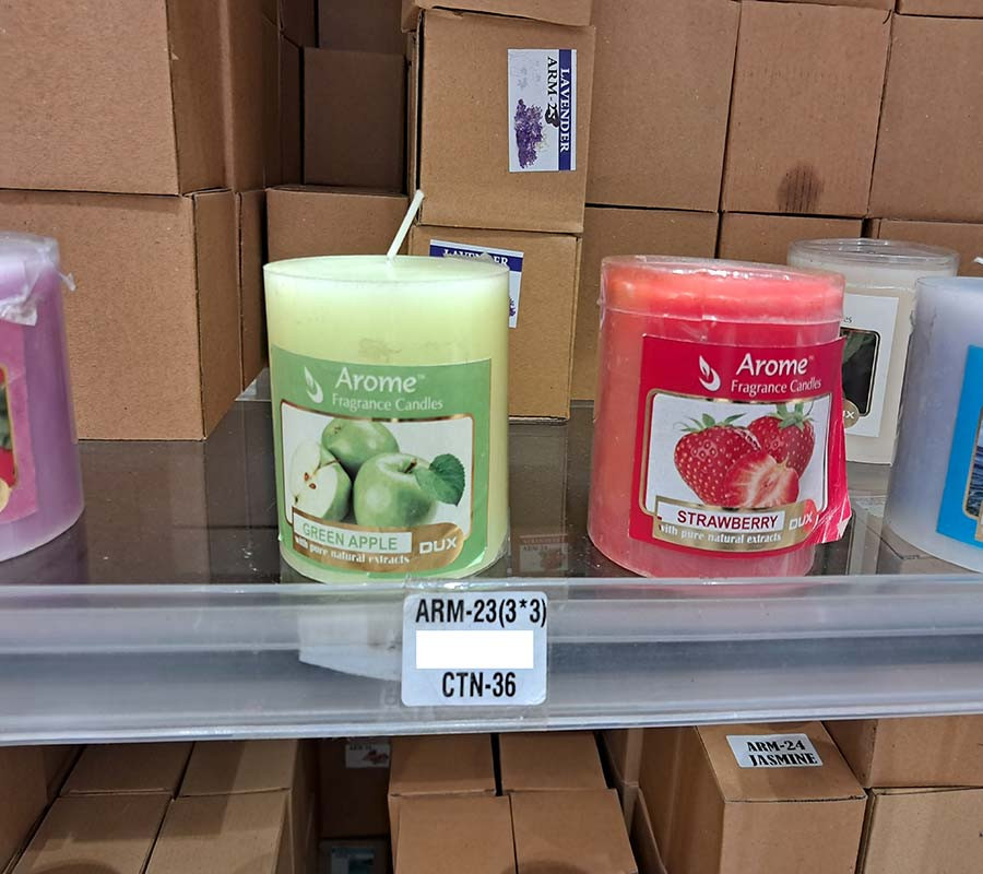 Aroma Candles   Wax Organic Aroma Candles for Gifting & Home GC-CND-105