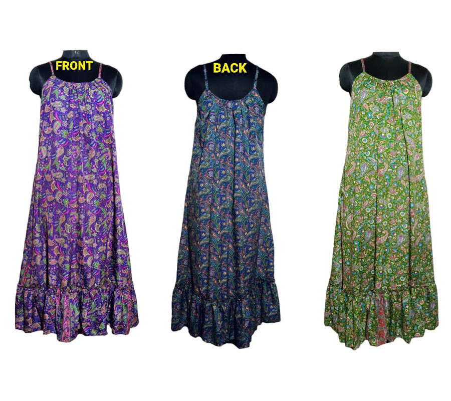 70%Silk 30%Rayon Dress GC-AP-1144