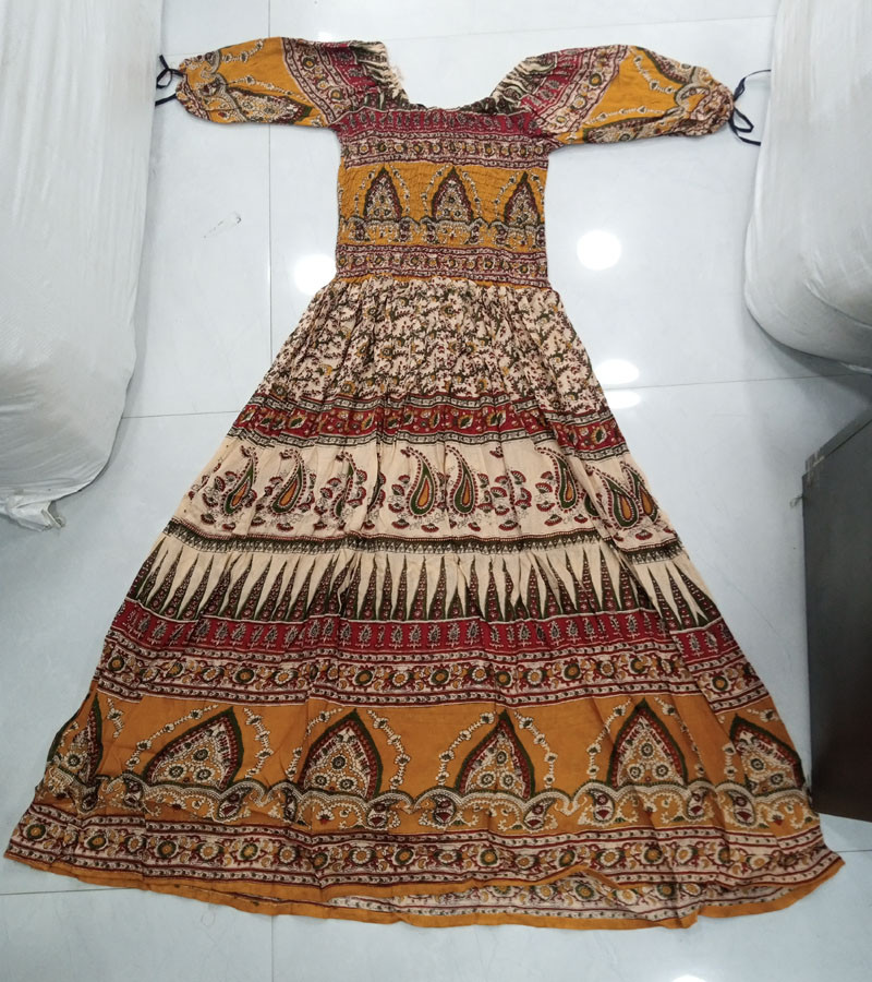 Rayon Print Women Long Dress  GC-AP-1180