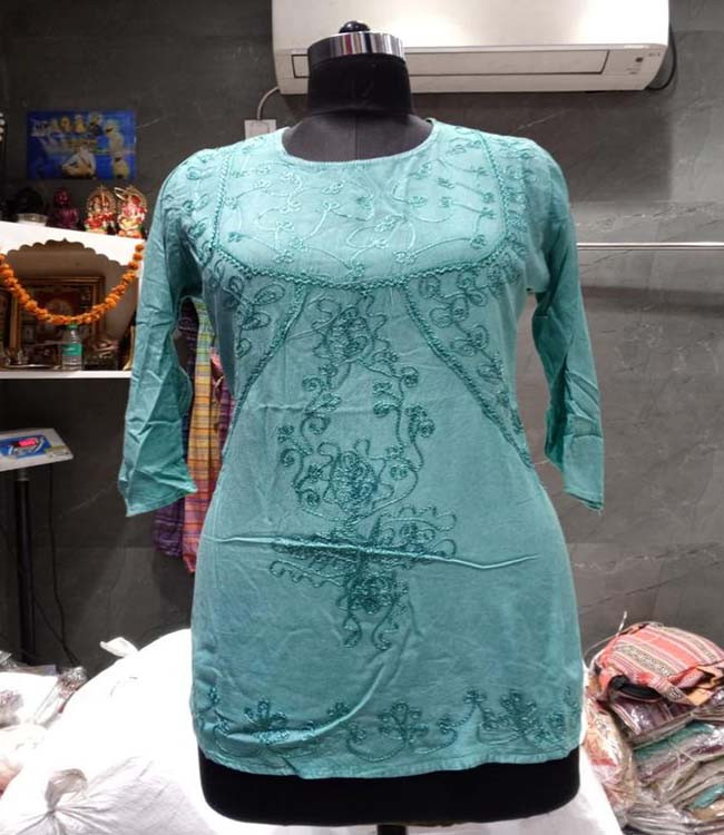 Women Fashion Cotton Stone Wash Top GC-AP- 1015