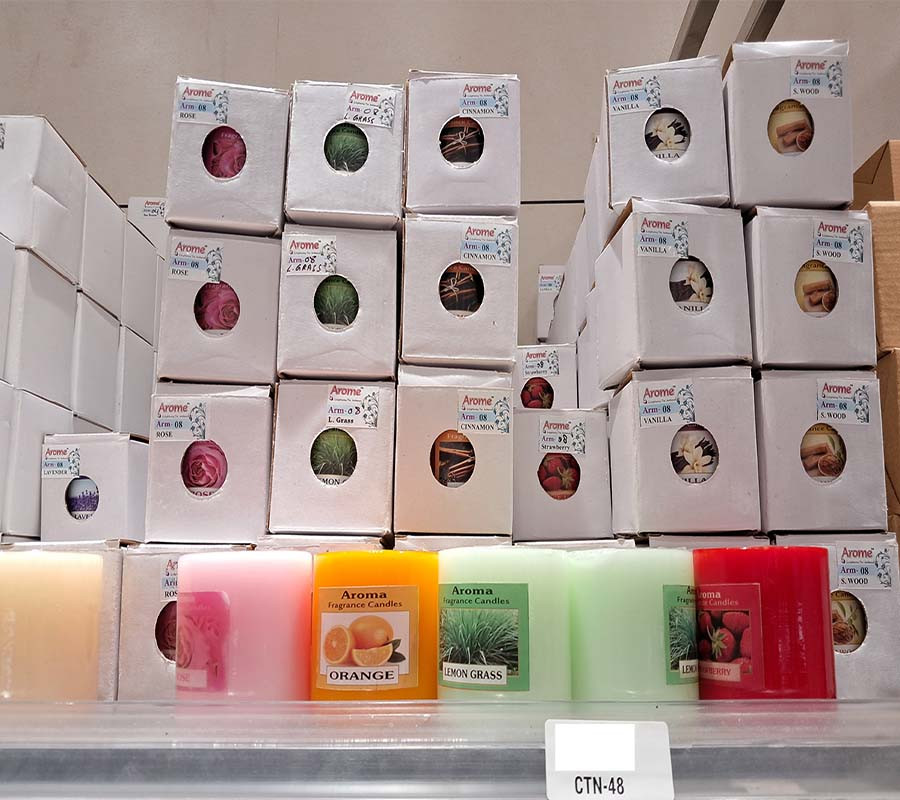 Aroma Candles   Wax Organic Aroma Candles for Gifting & Home GC-CND-102